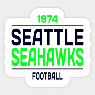 Seattle Seahawks Football Classic Sticker